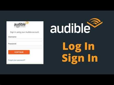 Audible Audiobook. . Audible log in
